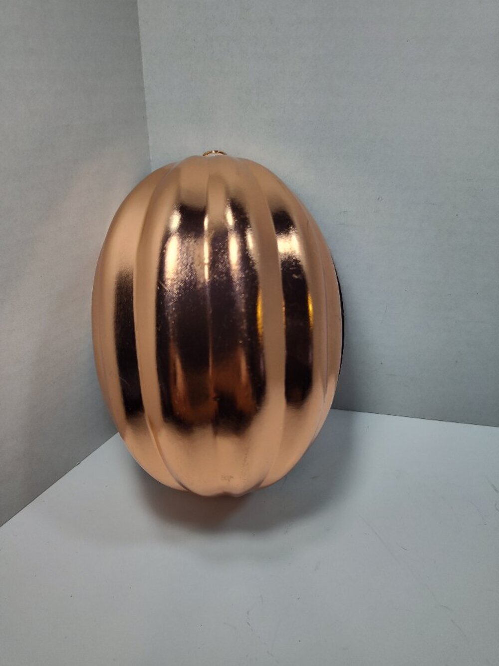 Vintage Copper Tone Aluminum Oval Jello Mold Wall Decor Baking Pan Hanging Mold